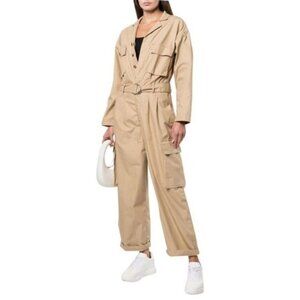 NEW Levi's Loose Utility Khaki Twill Jumpsuit Size Small (S)
